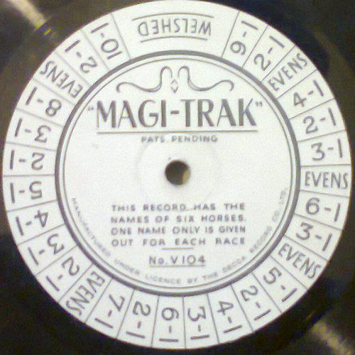 first multisided record with No artist attributed called Magic Disc