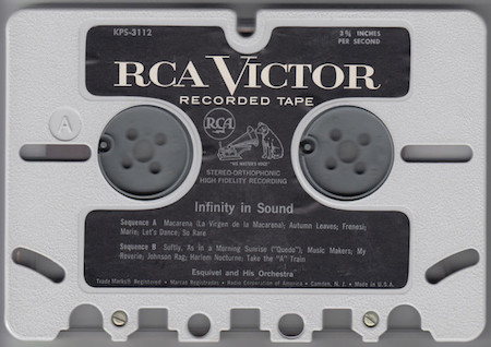 Front of RCA Tape Cartridge