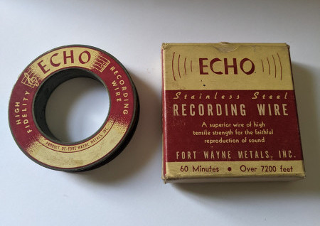 Wire recording with box