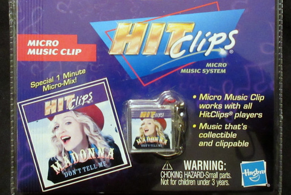 Madonna hitclip in packaging