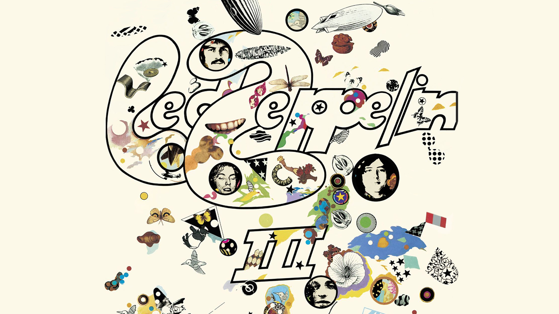 a section of the album artwork from Led Zeppelin album Led Zeppelin 3