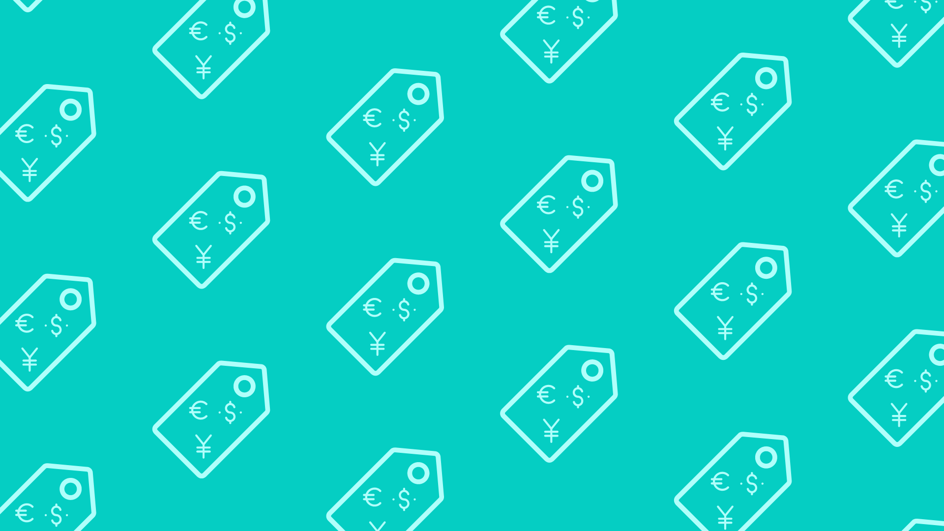 illustrated price tags to represent pricing and payments